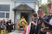Жуткое ДТП в Суворове: проститься с погибшим полицейским пришли сотни человек, Фото: 9