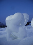 Снежные скульптуры. Фестиваль «Снеголед», Фото: 3