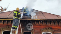 На ул. Калинина загорелся частный дом, Фото: 3