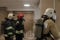 В Туле сотрудники МЧС эвакуировали госпитали госпиталь для больных коронавирусом, Фото: 28