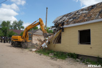 В Плеханово начали сносить дома в цыганском таборе, Фото: 147