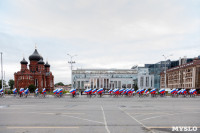 Велопробег в цветах российского флага, Фото: 6