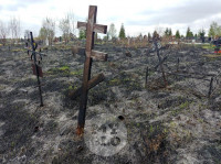Сгоревшее кладбище в Алексине, Фото: 18