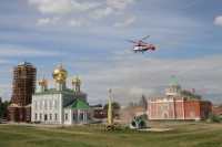Установка шпиля на колокольню Тульского кремля, Фото: 11