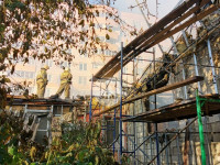 На ул. Баженова в Туле крупный пожар уничтожил жилой дом, Фото: 9