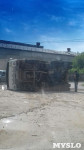 В Алексине перевернулся грузовик., Фото: 1