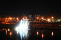 Шоу фонтанов на Упе. 9 мая 2014 года., Фото: 44