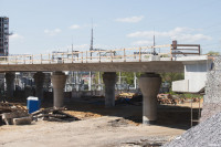 Монолитный мост через Упу в Туле: строители рассказали об особой технологии заливки бетона, Фото: 54