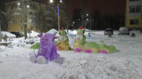 Снеговики в Новомосковске , Фото: 1