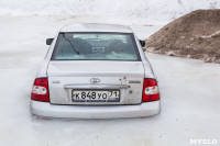 Машина вмерзла в лед, Фото: 12