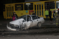 На ул. Металлургов в Туле лоб в лоб столкнулись две Daewoo, Фото: 9