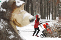 Забег Дедов Морозов в Белоусовском парке, Фото: 36