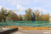 В Толстовском сквере начали ремонт фонтана, Фото: 13