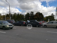 В Туле на проспекте Ленина столкнулись три автомобиля, Фото: 9