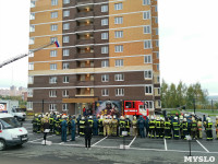 Тульские пожарные провели соревнования по бегу на 22-этаж, Фото: 20