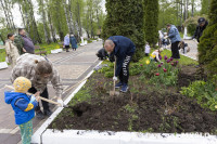 ЕВРАЗ Ванадий Тула провел субботник в Пролетарском парке , Фото: 16