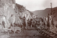 Русские солдаты на строительстве железной дороги., Фото: 71