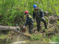 В Туле ведется расчистка Щегловского ручья от мусора, Фото: 6