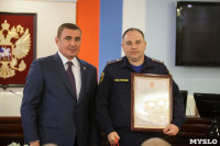 Алексей Дюмин наградил ликвидатором аварии в Пролетарском районе, Фото: 13