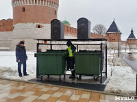На Казанской набережной впервые в Туле поставили подземную мусорную площадку, Фото: 8