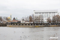 Упа в Туле затопила детскую площадку и кафе на Пролетарской набережной, Фото: 2