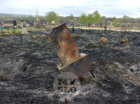 Сгоревшее кладбище в Алексине, Фото: 21