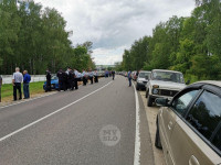 Жуткое ДТП в Суворове: проститься с погибшим полицейским пришли сотни человек, Фото: 3