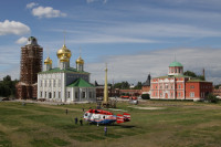 Установка шпиля на колокольню Тульского кремля, Фото: 9