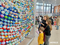 Фестиваль «Шар-папье»: Тульский кремль украсили огромные новогодние бусы, Фото: 4