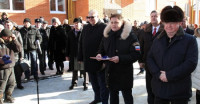 Владимир Груздев и руководители Фонда содействия реформированию ЖКХ в Кимовске , Фото: 9