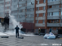 Загорелся недостроенный ТЦ на Красноармейском проспекте, Фото: 54