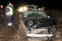 В жутком ДТП в поселке Рассвет погиб пассажир Audi A6, Фото: 2