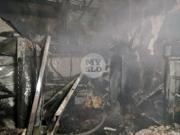 В центре Тулы рано утром сгорело кафе, Фото: 13