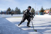 В Чернском районе школьникам подарили хоккейную экипировку, Фото: 38