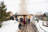Сгоревший дом в Скуратовском, Фото: 1
