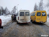 В Донском в ДТП столкнулись две пассажирские «Газели» и три легковушки, Фото: 2