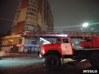 10 пожарных расчетов прибыли к многоэтажке на пр. Ленина в Туле, Фото: 3