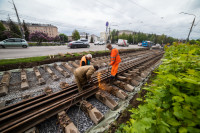 ремонт трамвайных путей на проспекте Ленина, Фото: 8