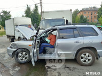 Двойная авария в Пролетарском районе Тулы, Фото: 2
