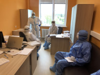 Репортаж из «красной зоны»: как устроен коронавирусный госпиталь в Туле, Фото: 4