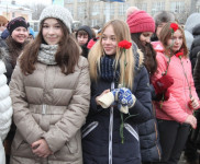 Возложение цветов к памятнику на площади Победы. 21 февраля 2014, Фото: 17