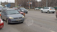 На проспекте Ленина пробка из-за ДТП с двумя легковушками и грузовой ГАЗелью, Фото: 2