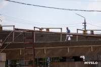Строительство моста через Упу: фоторепортаж, Фото: 59