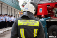 Пожарные эвакуировали людей из здания УМВД России по Тульской области, Фото: 70