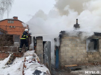 При пожаре на ул. Яблочкова в Туле обошлось без пострадавших, Фото: 7