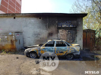 В Заречье сгорели 5 машин, Фото: 1