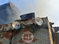 Сгорел дом в поселке Лесной, Фото: 4