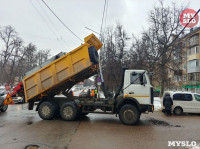 Самосвал порвал провода на ул. Первомайской, Фото: 7