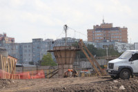 В Туле активно строят новый мост через Упу, Фото: 32