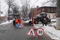 В Туле продолжается аварийно-восстановительный ремонт дорог, Фото: 1